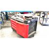 Image 1 : RUBBERMAID TRADEMASTER TOOL CART 60"X27" ON WHEELS WITH CONTENTS. MOSTLY SCRAP MUCH OF IT STAINLESS