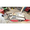 Image 7 : RUBBERMAID TRADEMASTER TOOL CART 60"X27" ON WHEELS WITH CONTENTS. MOSTLY SCRAP MUCH OF IT STAINLESS