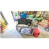 Image 1 : MILLER TIG WELDER MODEL MAXSTAR 161STL WITH TANK ON CART. INC ASST WELDING ROD AND TOOL BOX WITH