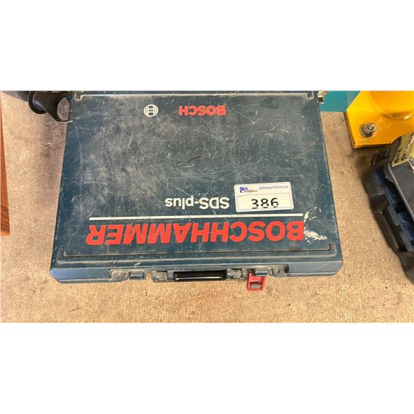 BOSCH HAMMER DRILL KIT SDS-+ MODEL 11222EVS COMES WITH TEN BITS