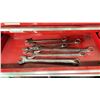 Image 10 : STACKING TOOL BOXES WITH CONTENTS. LG ASST TOOLS, CHISELS, COMBINATION WRENCHES, SCREWDRIVERS,