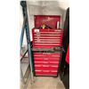Image 1 : STACKING TOOL BOXES WITH CONTENTS. LG ASST TOOLS, CHISELS, COMBINATION WRENCHES, SCREWDRIVERS,