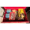 Image 3 : STACKING TOOL BOXES WITH CONTENTS. LG ASST TOOLS, CHISELS, COMBINATION WRENCHES, SCREWDRIVERS,