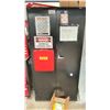 Image 1 : BLACK METAL 36" STORAGE CABINET WITH CONTENTS