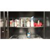 Image 3 : BLACK METAL 36" STORAGE CABINET WITH CONTENTS