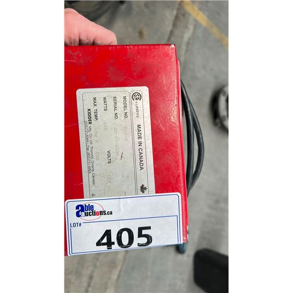 KIDDER AMX-2 STRIP HEATER FOR BENDING ACRYLIC. DESIGNED TO GIVE CONSTANT PROFESSIONAL BENDS WHILE