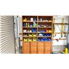 Image 1 : CABINET WITH CONTENTS. INC ELECTRICAL CONNECTIONS, NUTS AND BOLTS, HOLE SAW KIT UP TO 6", HEAT