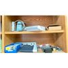 Image 9 : CABINET WITH CONTENTS. INC ELECTRICAL CONNECTIONS, NUTS AND BOLTS, HOLE SAW KIT UP TO 6", HEAT