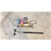 Image 1 : DEWALT 5" ANGLE GRINDER DW831 WITH AN ASST OF BLADES AND LARGE SLEDGE HAMMER