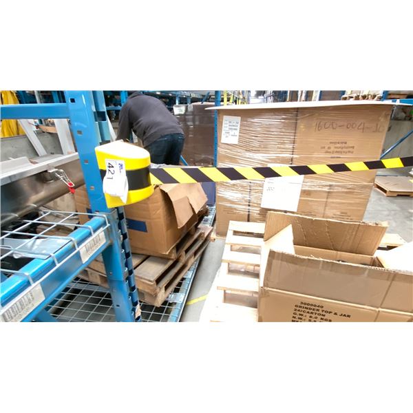 ULINE MAGNETIC BARRIER GATE LOCATED NEAR MAINTENANCE AREA