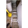 Image 1 : 16' ALUMINUM EXTENSION LADDER LOCATED IN CONTAINER