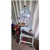 Image 1 : DELTA BAND SAW MODEL 28-245 ON WHEELED STAND LOCATED IN CONTAINER