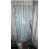 Image 1 : GLASS DOOR WITH HINGE COMPONENTS 35.5"X83.5"