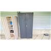 Image 2 : 2 CABINETS WITH SPRAY PAINT, OIL ETC