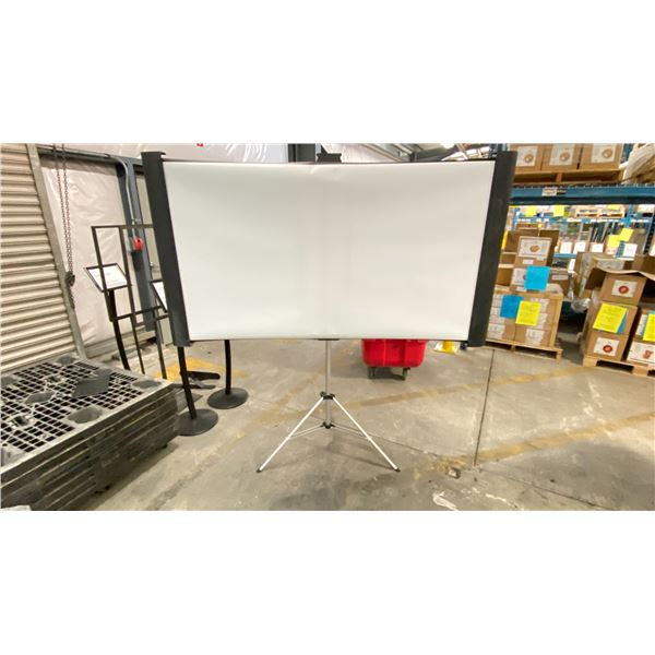 ACCLADE DUET PORTABLE TRIPOD PROJECTION 6' SCREEN MODEL ELPSC80 LOCATED IN HEAT SHIELD AISLE