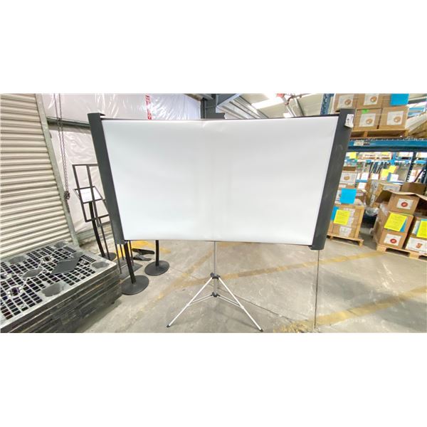 ACCLADE DUET PORTABLE TRIPOD PROJECTION 6' SCREEN MODEL ELPSC80 LOCATED IN HEAT SHIELD AISLE