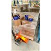 Image 1 : PALLET OF OUT OF DATE EMERGENCY RATIONS AND EMERGENCY DRINKING WATER
