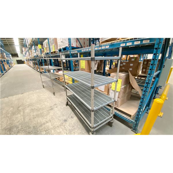 METRO RACK ON WHEELS 5'X2' 4 SHELVES