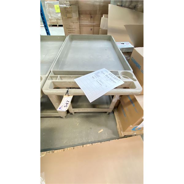 RUBBERMAID ROLLING CART 48X25" NO CONTENTS