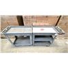 Image 2 : 5 SMALL RUBBERMAID ROLLING CARTS 39"