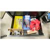Image 3 : MASTERCRAFT MAXIMUM TOOLBOX WITH CONTENTS. 25" WIDE. HAS POP UP PEGBOARD, ELECTRICAL SUPPLIES, ETC