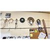 Image 4 : CONTENTS ON WALL IN MAINTENANCE OFFICE INC 3 DIAGNOSTIC STETHOSCOPES ETC