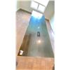 Image 1 : SOLID WOOD BOARDROOM TABLE 10'X42" WITH GLASS TOP AND WIRE MANAGEMENT LOCATED IN HOUSE