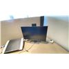 Image 2 : GROUP OF 9 MONITORS. IBM 24", 2X DELL 24", REMAINDER A MIX OF ASST BRAND 21". LOCATED IN HOUSE