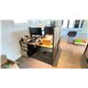 Image 8 : 7 60X30" DESKS, 48X24" DESK, 8 3 DRAWER PEDESTALS, DIVIDER PANELS, NO CONTENTS