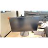 Image 2 : 7 MONITORS. 3X24", 2X21", 27", 20" WITH 4 CLAMP ON DOUBLE MONITOR STANDS