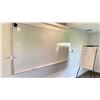 Image 1 : GROUP OF WHITEBOARDS-MUST BE REMOVED FROM WALLS. 4X8'X4', 2X6'X4', FLIP CHART DISPLAY