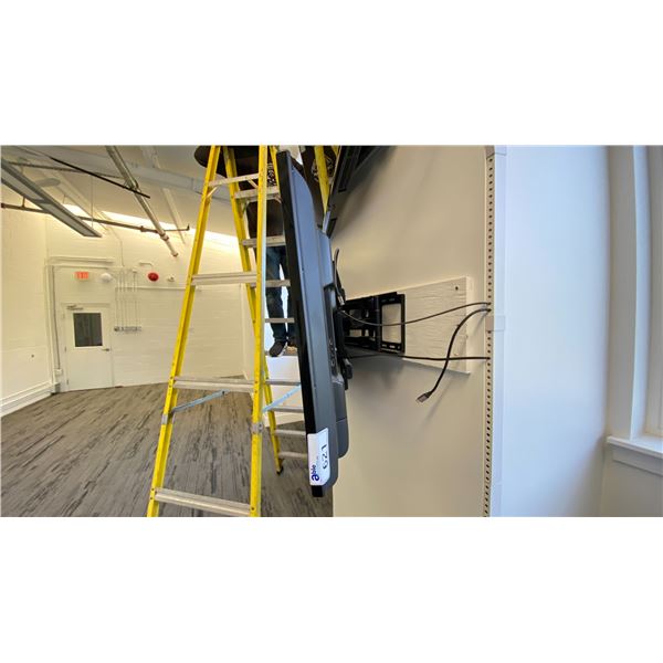 SAMSUNG 49" FLAT SCREEN WITH WALL MOUNT-MUST BE REMOVED FROM WALL