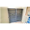 Image 3 : CONTENTS OF STORAGE ROOM ABOVE JANITORIAL ROOM. 2X3'W METAL SHELVING UNITS, 3X5'W METRO RACKS,