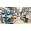 Image 2 : ONE ROW OF RACKING. 42" DEEP. 10 X 18' HIGH FRAMES, 7 X 12' HIGH FRAMES, 114 X 8' BEAMS. 108 X 4'