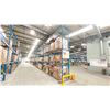 Image 2 : ONE ROW OF RACKING. 42" DEEP. 7 X 18' HIGH FRAMES, 4 X 12' HIGH FRAMES, 18 X 8' BEAMS,