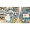 Image 2 : ONE ROW OF RACKING. 42" DEEP. 4 X 18' HIGH FRAMES, 5 X 12' HIGH FRAMES, 4 X 8' BEAMS. 33 X 4'