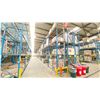 Image 2 : ONE ROW OF RACKING. 42" DEEP. 3 X 18' HIGH FRAMES, 9 X 12' HIGH FRAMES, 27 X 8' BEAMS. 22 X 4'