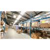 Image 3 : ONE ROW OF RACKING. 42" DEEP. 3 X 18' HIGH FRAMES, 4 X 16' HIGH FRAMES, 3 X 12' HIGH FRAMES,