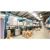 Image 4 : ONE ROW OF RACKING. 42" DEEP. 3 X 18' HIGH FRAMES, 4 X 16' HIGH FRAMES, 3 X 12' HIGH FRAMES,