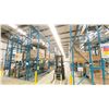 Image 2 : ONE ROW OF RACKING. 42" DEEP. 8 X 18' HIGH FRAMES, 4 X 12' HIGH FRAMES,