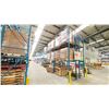 Image 2 : ONE ROW OF RACKING. 42" DEEP. 1 X 16' HIGH FRAMES, 11 X 12' HIGH FRAMES,