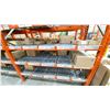 Image 3 : GROUP OF 16' HIGH BACK TO BACK RACKING. OVERALL 66' X 8' WITH BOX ROLLERS.  INVENTORY INCLUDES 18 X