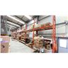 Image 3 : ROW OF RACKING. 6 X 16' HIGH FRAMES, 26 X 8' BEAMS, 20 X 4' WIRE DECKING,  10 X 5' BOX ROLLERS