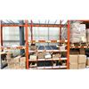 Image 4 : ROW OF RACKING. 9 X 16' HIGH FRAMES, 44 X 8' BEAMS, 30 X 4' WIRE DECKING, 30 X 5' BOX ROLLERS.
