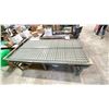 Image 2 : 9' X 5' ROLLER BALL TABLE- COULD BE SEPARATED. ADJUSTABLE HEIGHT AND ANGLE. NO CONTENTS. BUYER TO