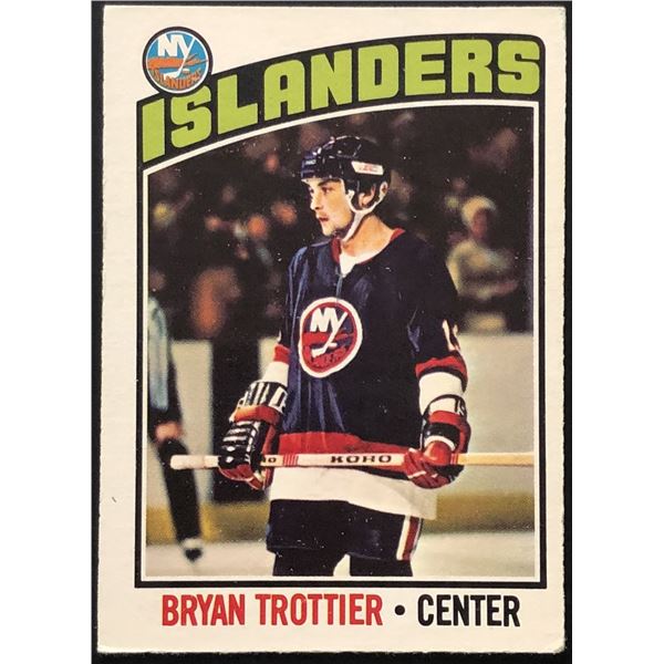 1976-77 O-PEE-CHEE BRYAN TROTTIER (HOF) ROOKIE CARD