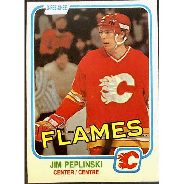 1981-82 O-PEE-CHEE JIM PEPLINSKI ROOKIE CARD