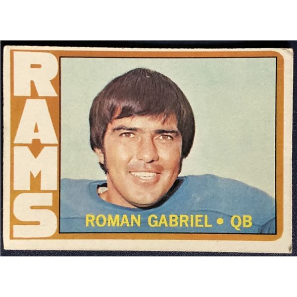 1972 TOPPS ROMAN GABRIEL