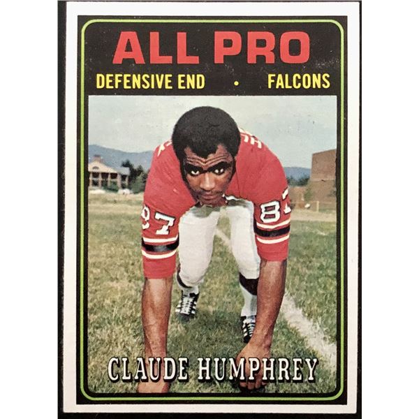1974 TOPPS CLAUDE HUMPHREY (HOF)