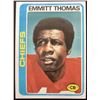 Image 1 : 1978 TOPPS EMMITT THOMAS (HOF)